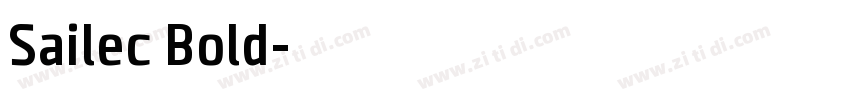 Sailec Bold字体转换